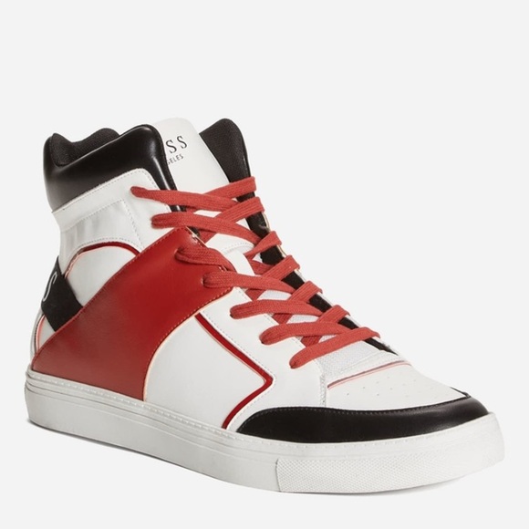 New GUESS Men's high sneakers SZ 12 - Picture 1 of 5